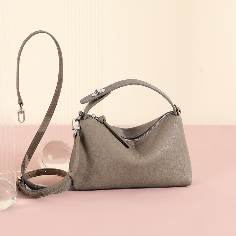 Top Grain Cowhide Leather Bag For Women 2026 New Arrival Genuine Leather Luxury Designer Shoulder Bag Handbag - Thumbnail 2