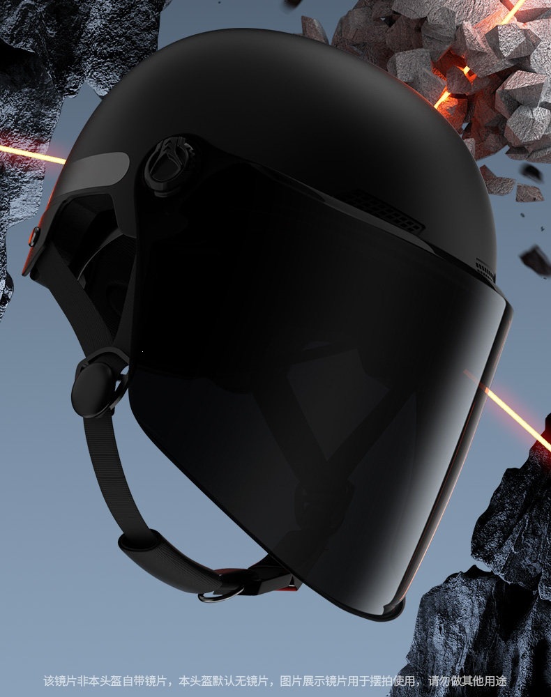 Suitable for the new national standard 3C certified electric vehicle helmet for men and women, electric motorcycle winter riding safety helmet