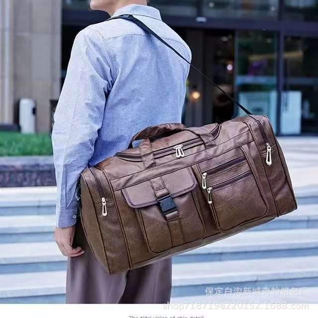 Cross-Border New Portable Business Travel Bag Large Capacity Unisex Folding Luggage Bag Convenient Moving Bag Waterproof