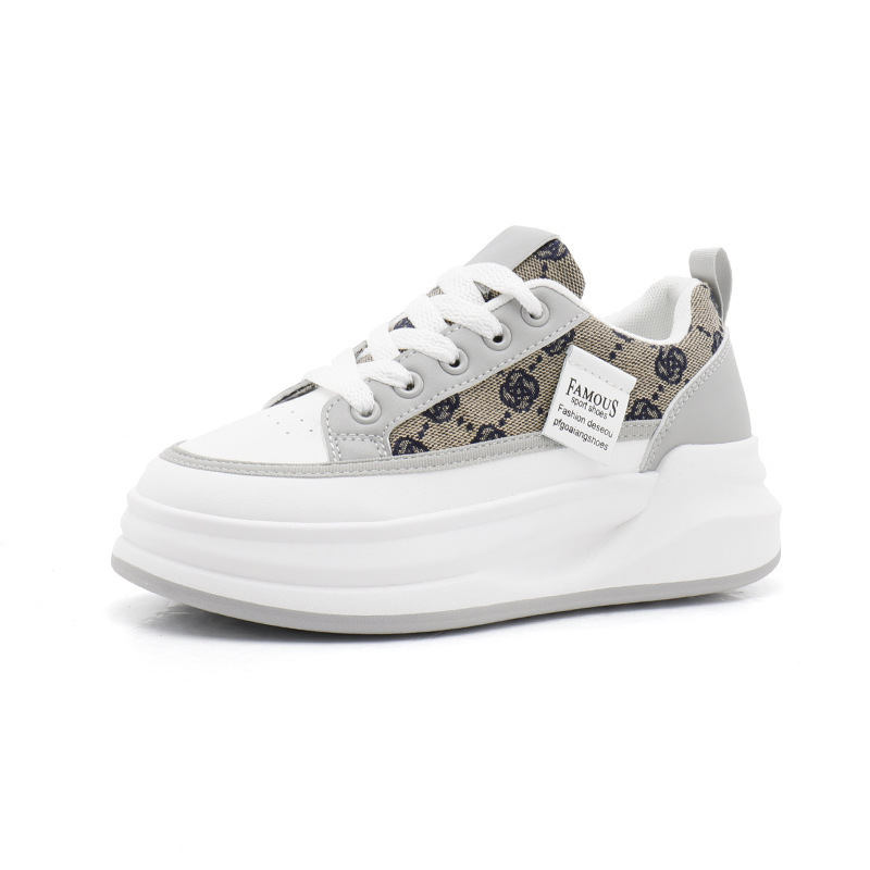 Adidași de damă, cu talpă groasă, ușoare, celebrități de pe internet, ocazionali, pantofi de damă, comerț exterior, primăvară, plasă nouă, respirabili, simpli, pantofi la modă pentru studenți_voghion.com