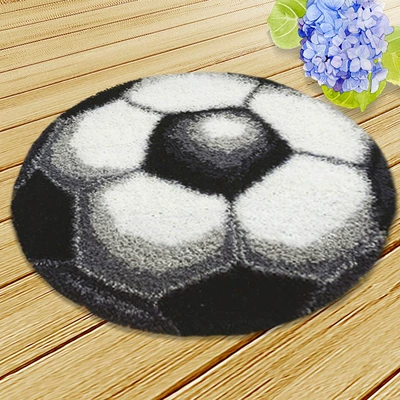 Avtomobil döşəmə paspasları — Cushion Chair Cushion Car Seat Cushion - zd084-football-38cm-white-net-cross