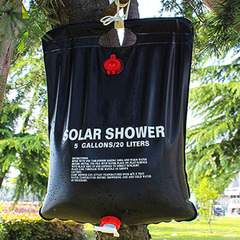 Outdoor folding bath bag household portable solar hot water bag 20L outdoor bathing shower sun water storage bag