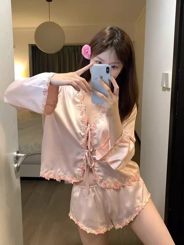 2025粉色kt猫睡裙2025年夏季新款睡衣女甜美网红风宽松家居服官方|undefined