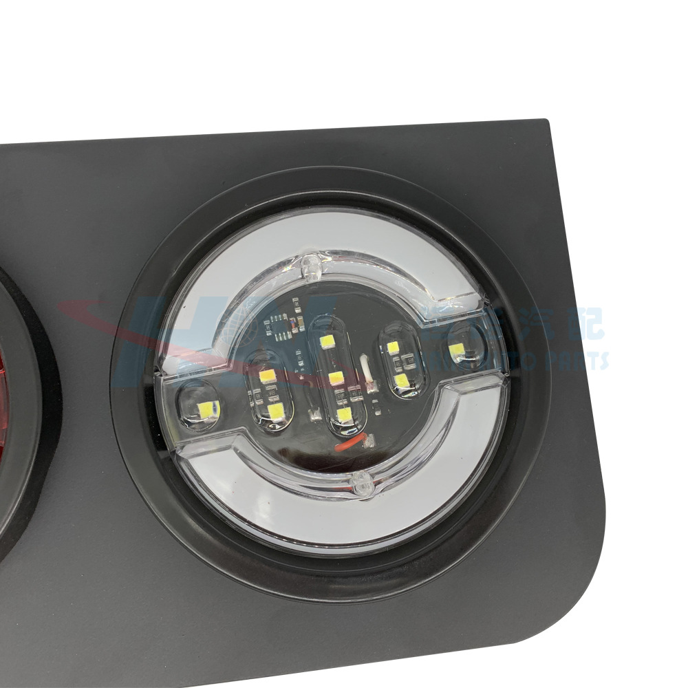 Triple Placa de hierro luz trasera triple Centro de Luz Placa de hierro luz trasera 24V luz trasera 24V LED Luz trasera LED luz lateral