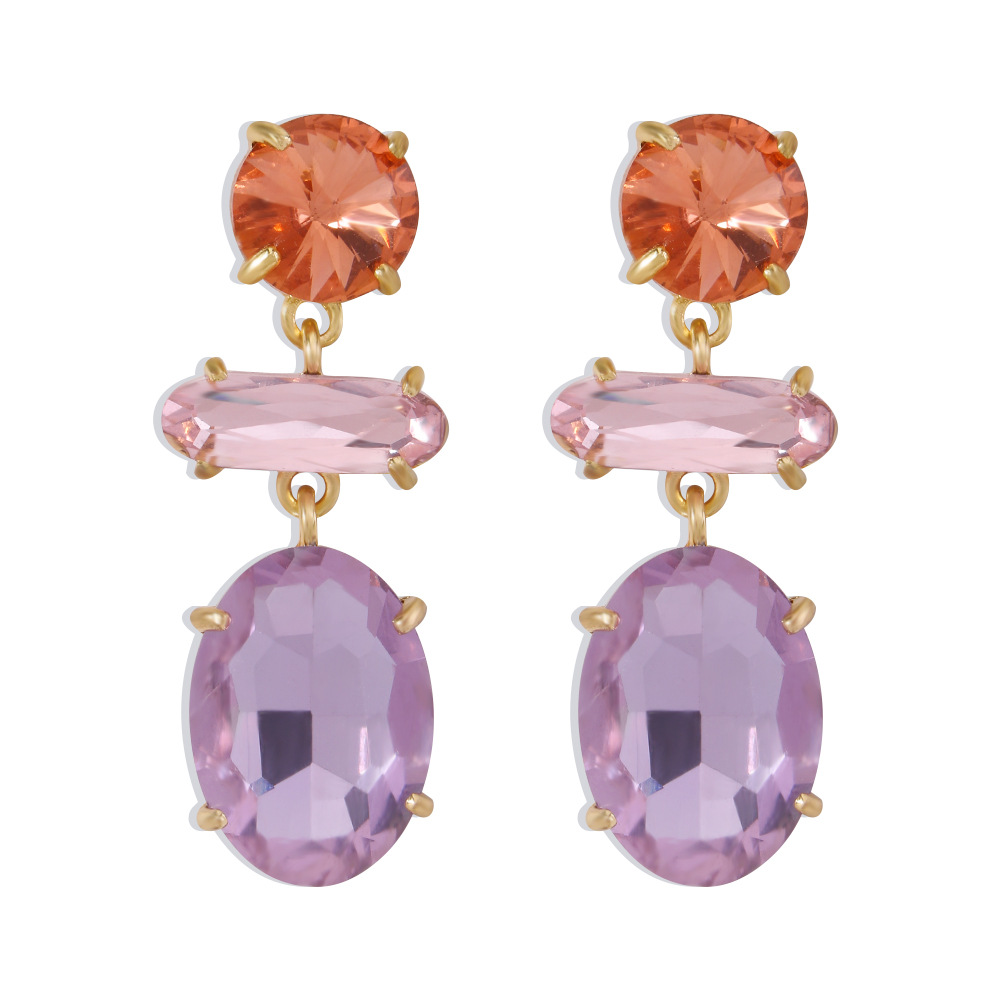 Fashion New Style Diamond Exaggerated Earrings display picture 3