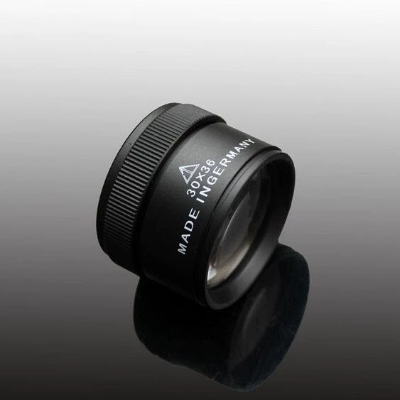 30-кратное увеличительное стекло, сделанное идентификацией ювелирных изделий Cai's 30x36mm