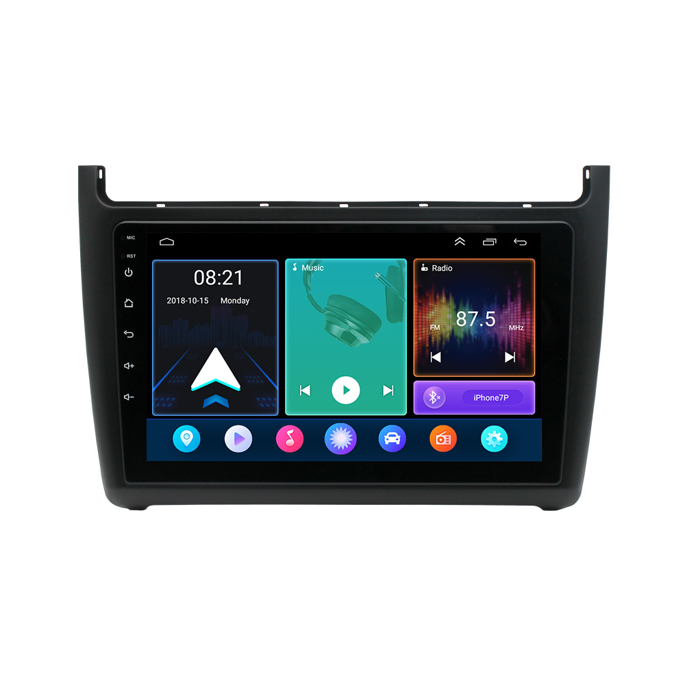 Aplicable al coche todo junto de GPS del coche de la navegación de Volkswagen 11-16 POLO Android que invierte la imagen MP5