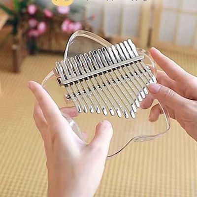 17 crystal transparent Pentagram type Carlin Thumb piano star girl student birthday gift Musical Instruments finger Piano