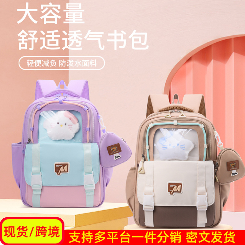 Mochila para niños, mochila para estudiantes de primaria ligera, nuevo tipo de mochila para niños y niñas.