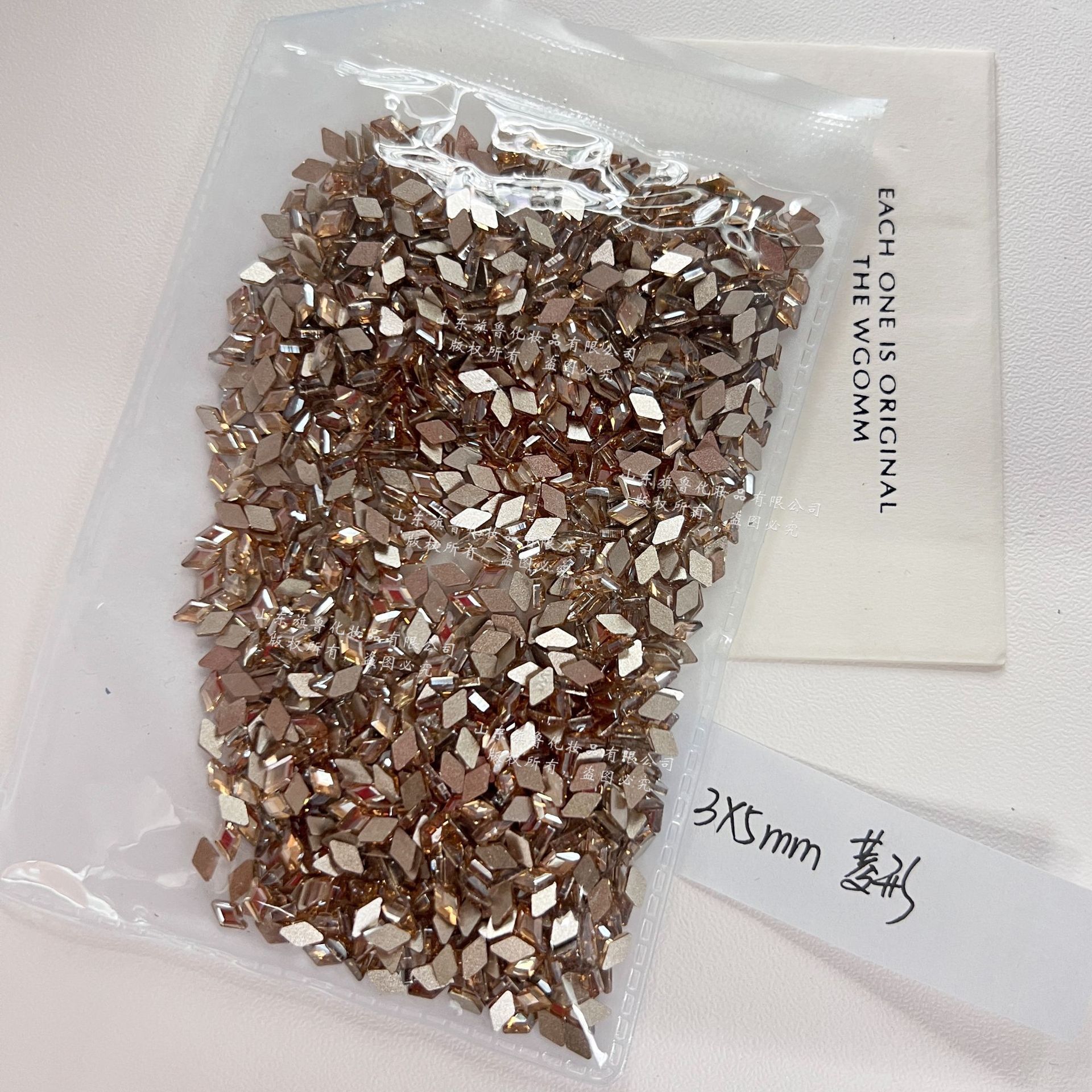 샴페인 [마름모] 3*5mm