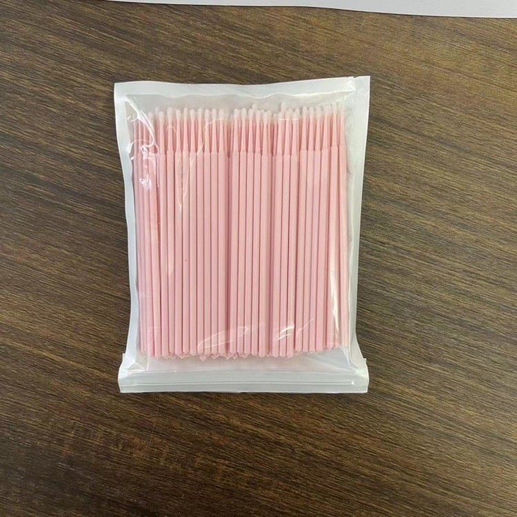 Microhisopos de Algodón Desmaquillantes 100 Piezas Algodón y PP Limpieza para Maquillaje de Ojos