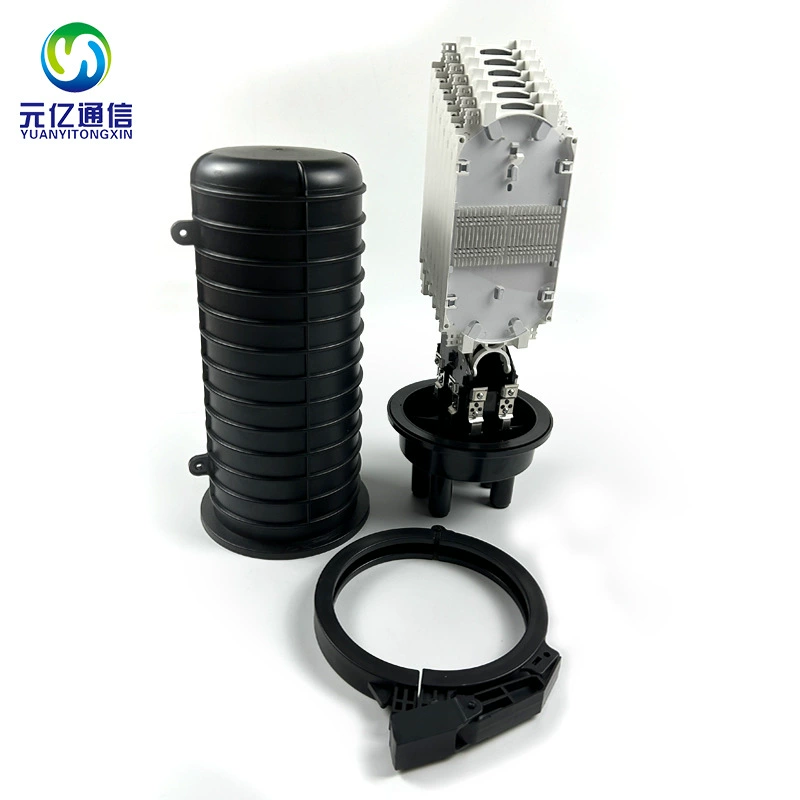 288-жильный оптоволоконный соединительный короб с горячим расплавом, вертикальный соединительный корпус IP65, наружный водонепроницаемый соединительный короб для оптоволокна