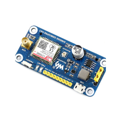 微雪 Raspberry Pai 4 -е поколение B/3B+/Zero SIM800C GSM/GPRS Плата расширения 2G/SMS/Bluetooth