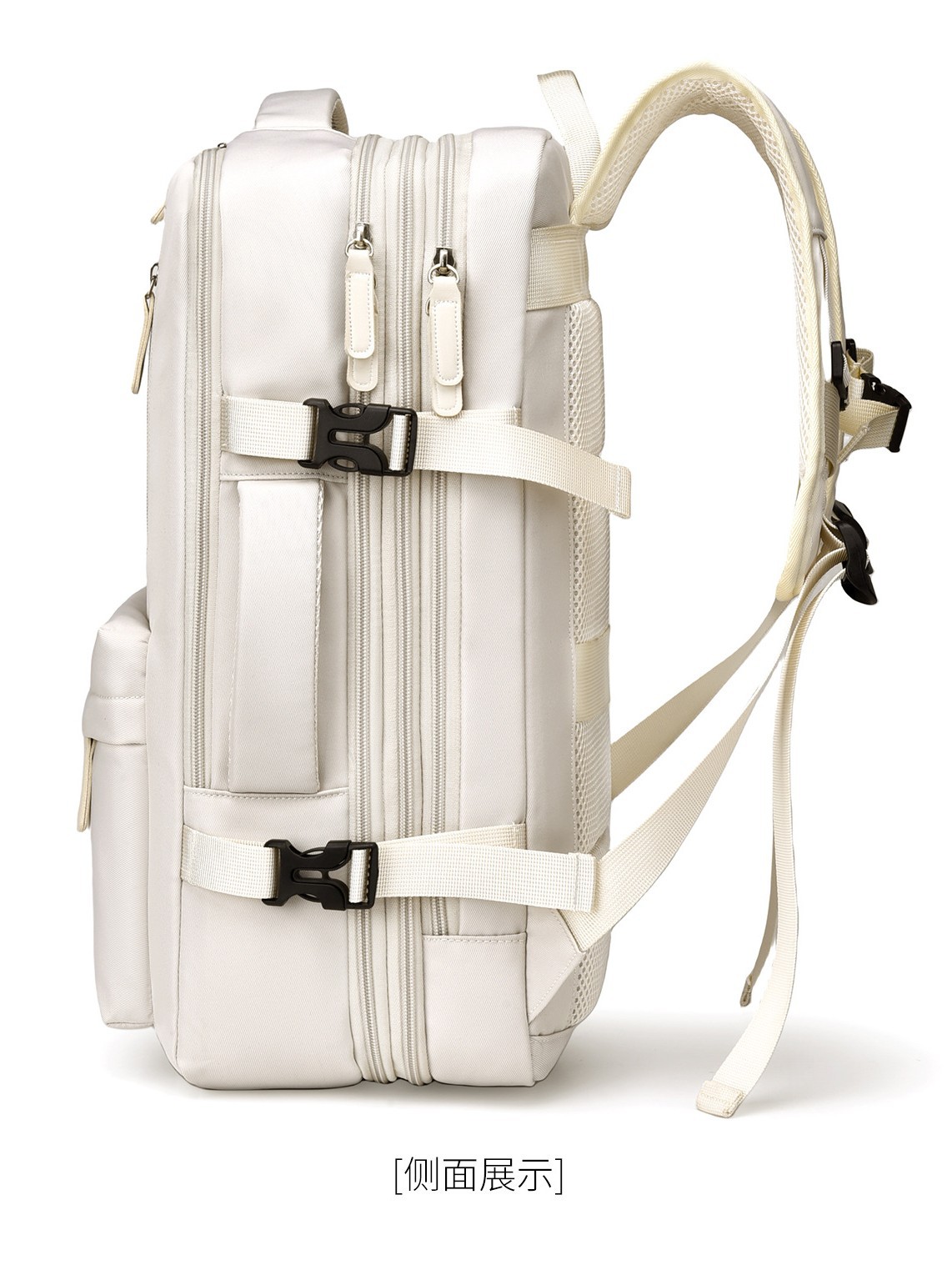 Mochila de mujer, logotipo impreso, simple viaje corto, bolsa de viaje expandible de 40 litros