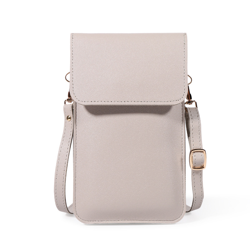 2023 moda nuevo todo-fósforo nicho mini bolso del teléfono de las mujeres simple casual color sólido diseño bolsa de mensajero al por mayor