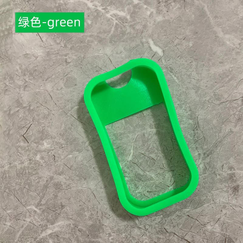 Pulverizador de tarjeta de silicona caso 45ml 50ml de Apple botella de color de silicona caso llavero sub-botella funda protectora