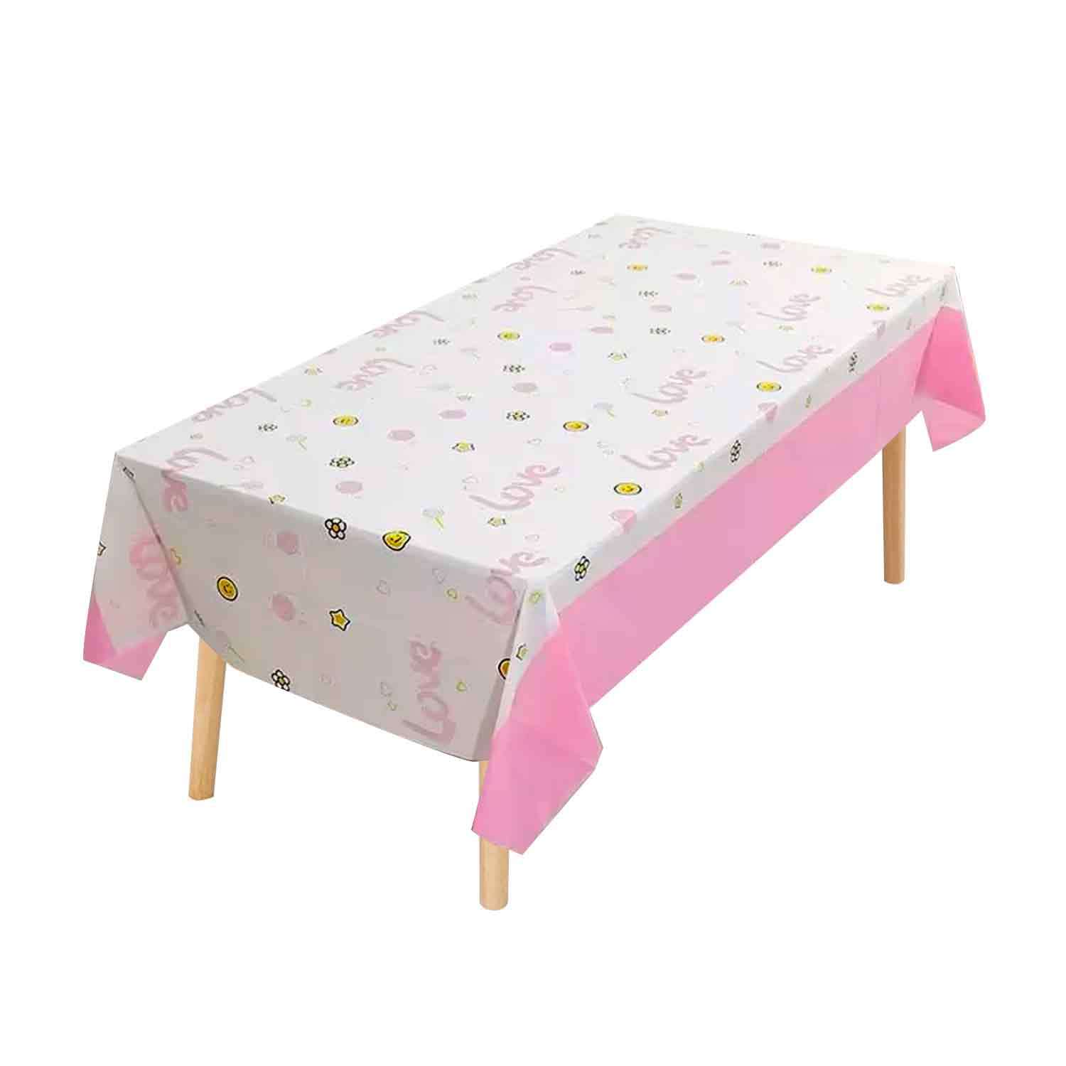 Día de San Valentín Rosa amor mantel