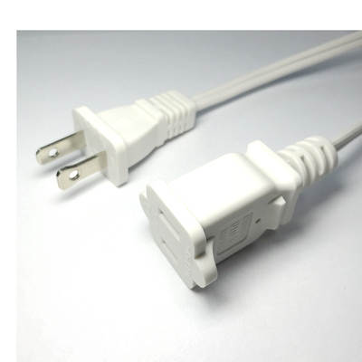 White American Standard Power Cord SPT-2 Core American Standard Extension Cord American Polar Two-plug Male and Female Docking Socket Cable