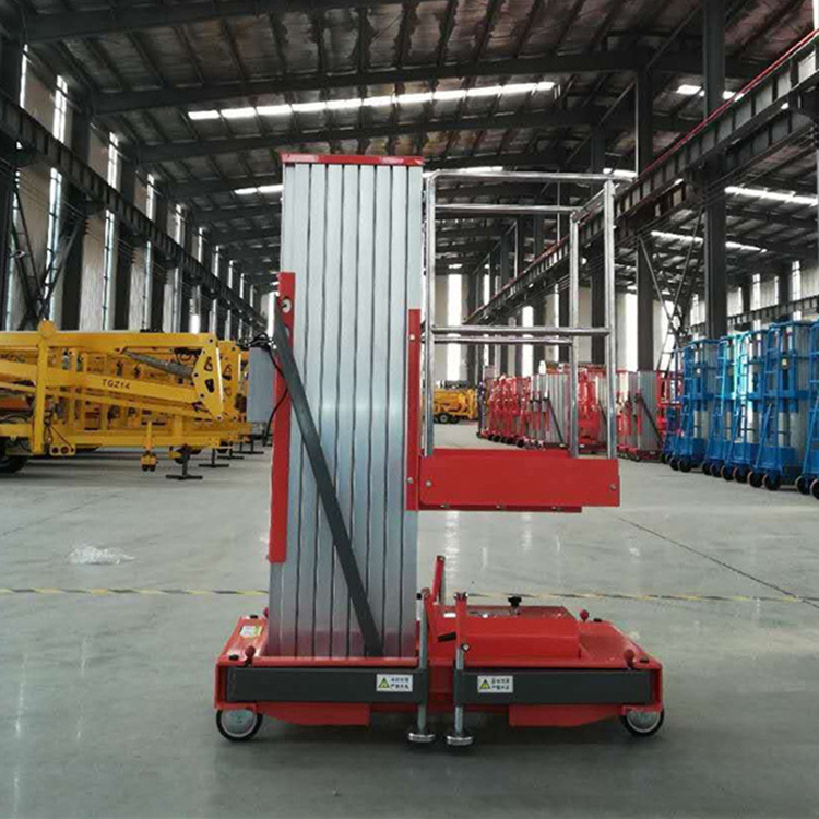 GTS7T-10铝合金升降平台 电动液压剪叉式升降平台车
