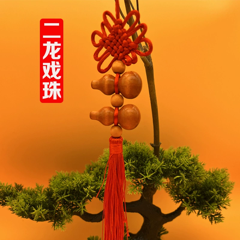 Premium Five Happiness gourds pendant 1 piece - 10 gourds Chinese knot home decor car pendant popular at scenic spots wholesale