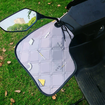 covers, new model for electric — Motorcycle Handle Cover - one-size-fits-all-minimalist-gray-large-opening-waterproof-fabricbreathableretractable