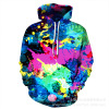 2022 new pattern novel street Clothes & Accessories men and women Hooded Jacket colour Oil Painting Printing Hoodie 3D Sweatshirt