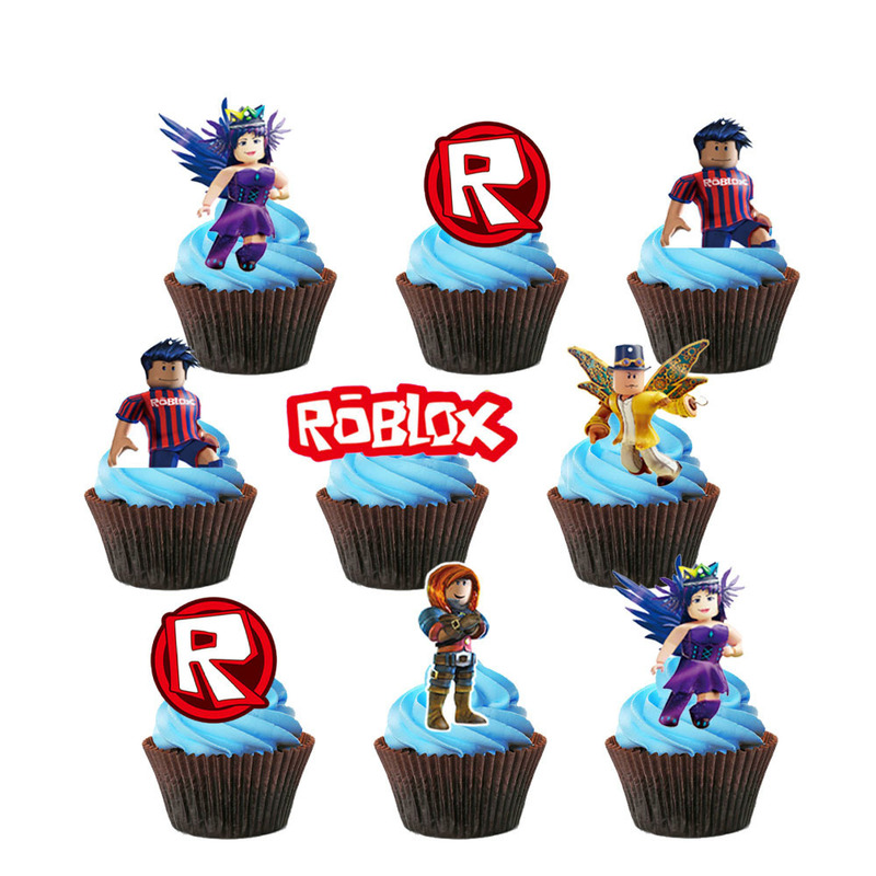新款虚拟世界主题派对装饰Roblox沙盒拉旗气球吹龙蛋糕派对用品|undefined