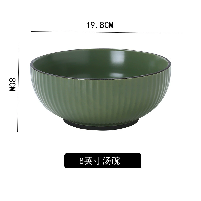 Tableware, set, creative ceramic soup bowl, simple and elegant design