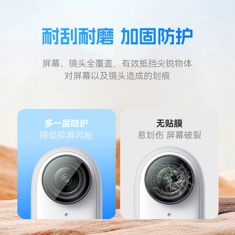 Защитная пленка для экрана спортивной камеры TELESIN адаптированная под Insta360 Go 3 защитная пленка от теневых камней аксессуары