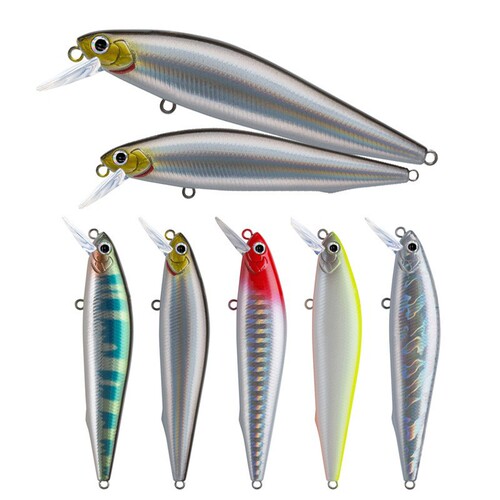 Submerged rice minnow silver blade fake lure long cast slow sink silver edge fishing lure small item wholesale fishing fake lure vibration sink fish lure