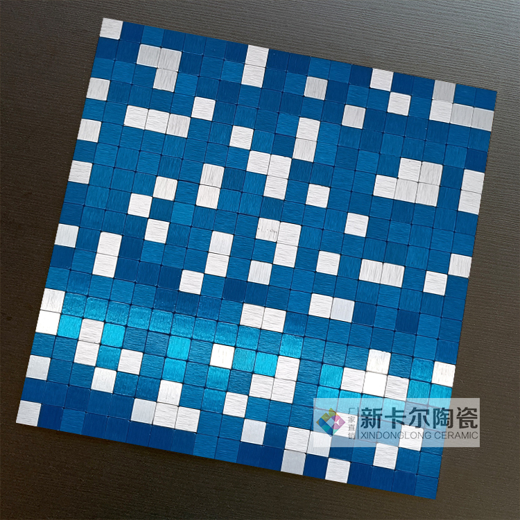 15 블루 + 실버 조합 - 접착식 뒷면이 함께 제공됩니다.