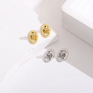 Oval Anti-Falling Ear Plugs, Ear Plugs, Ear Stud Auxiliary Devices, Ear Plug Accessories, Ear Studs, Ear Plugs, DIY Earrings, Cross-Border Wholesale