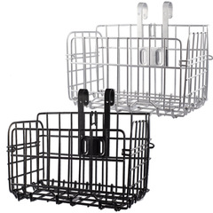 Bold folding bicycle basket, shopping basket, bicycle frame, bicycle universal basket, hanging basket, mountain bike, enlarged front basket