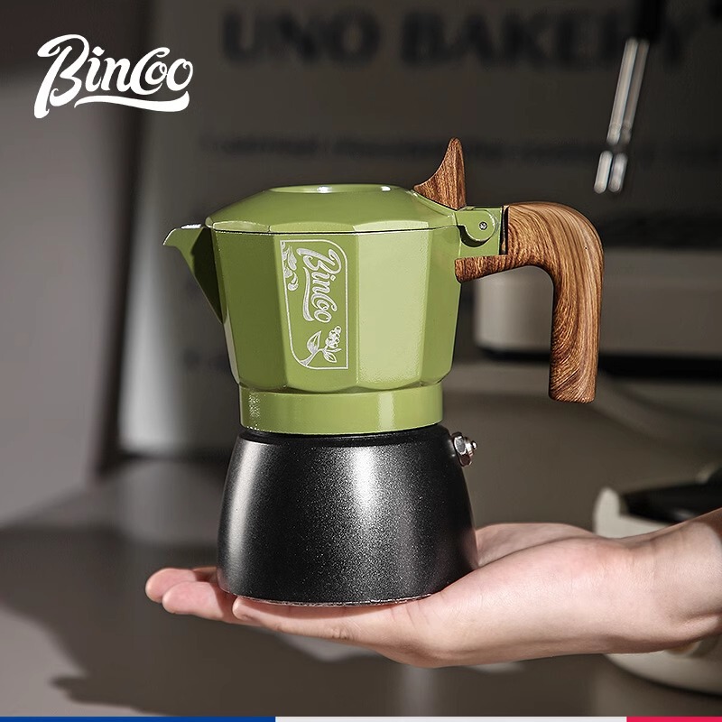 Bincoo double valve mocha pot household concentrated small American latte coffee pot suit Italian coffee appliance