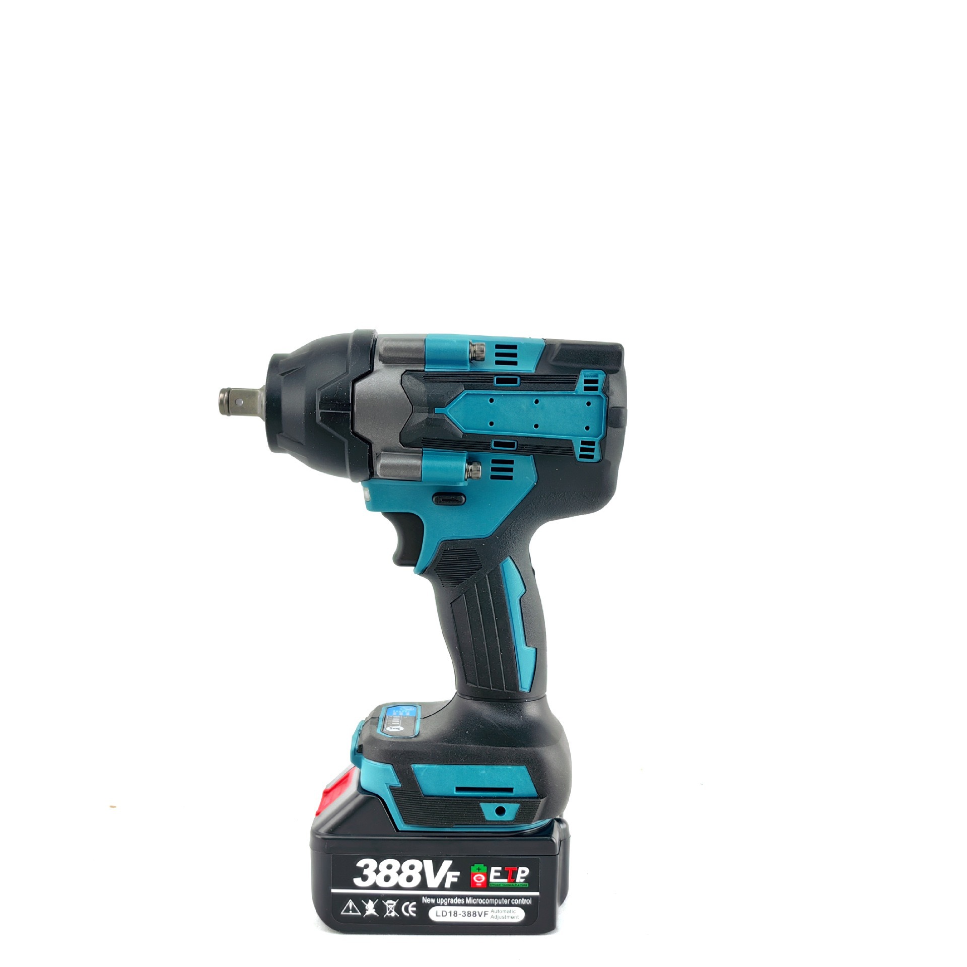 外贸实标700N大功率充电式锂电无刷扳手 大扭力 汽修电动冲击扳手