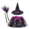 RSX14+Purple Black Sweep+Purple Ribbon Fang Fang Witch Hat