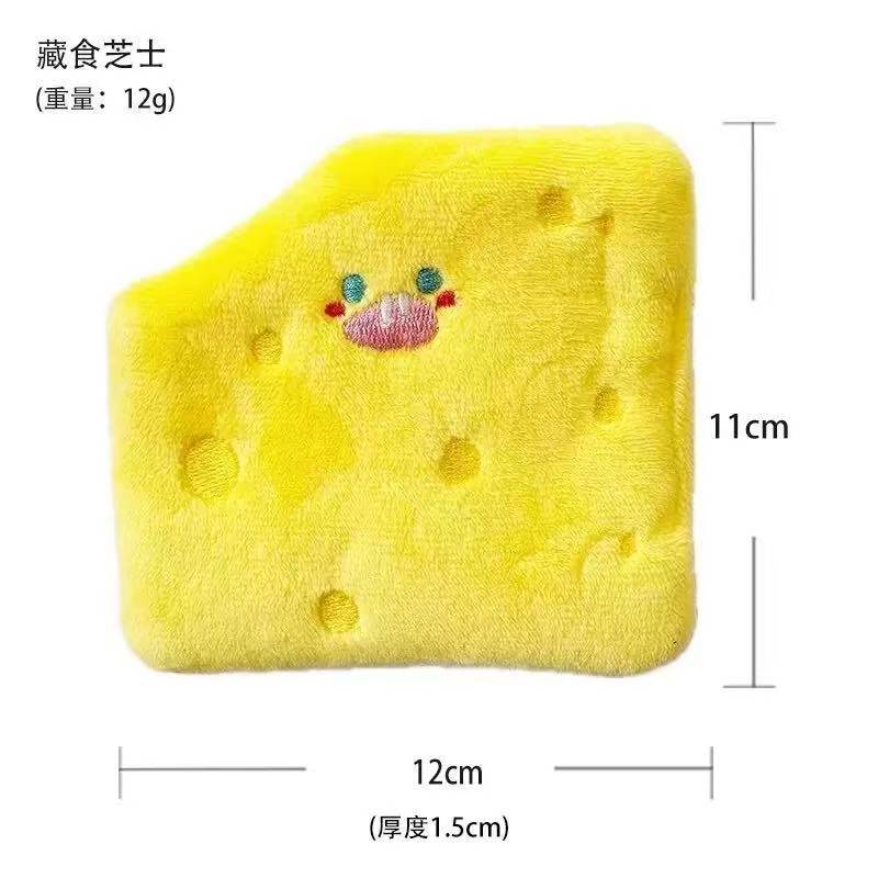 Nuevo juguete de perro sonido juguetes de peluche queso huele papel de cachorro juguetes de mascotas al por mayor image 6