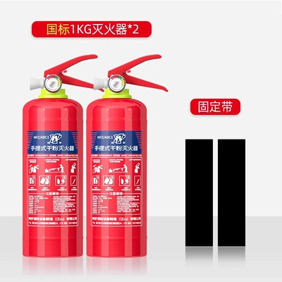 Vehicle fire extinguisher – Cars, Dedicated Home Fire Equipment - 1kg-national-standard-two-bottles-both-front-and-back-rows-must-have