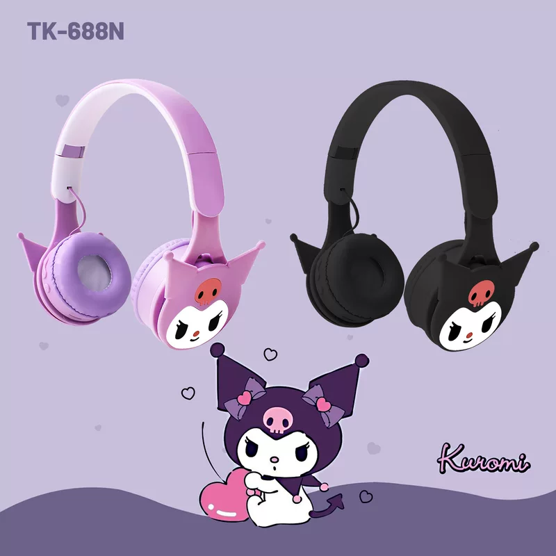 Мультяшные складные объёмные наушники, Bluetooth