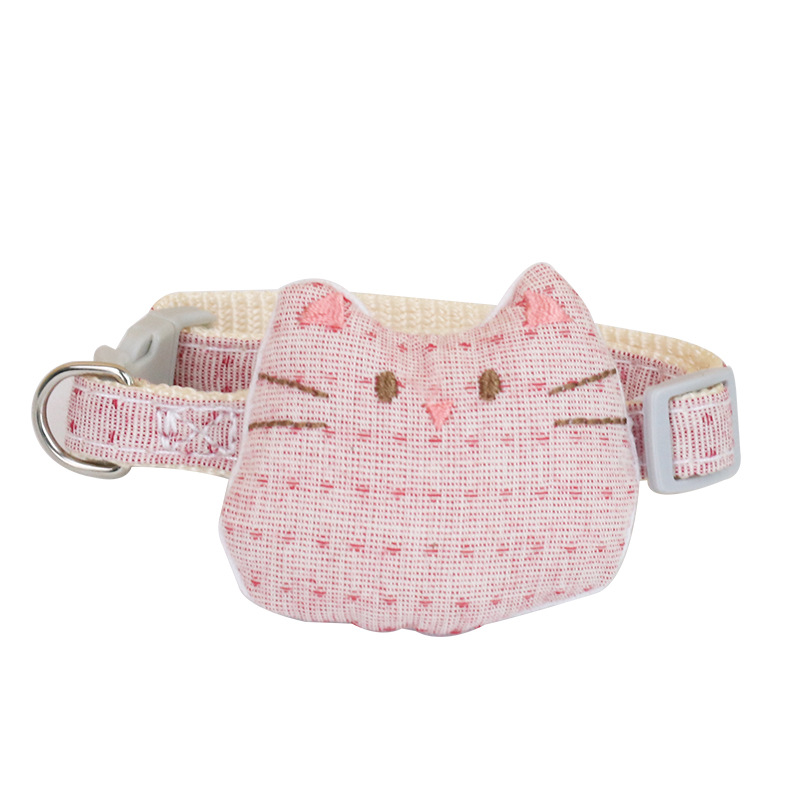 Fábrica de stock nuevo simple gato gato gato collar corbata de mascota aleatoria multicolor corbata al por mayor