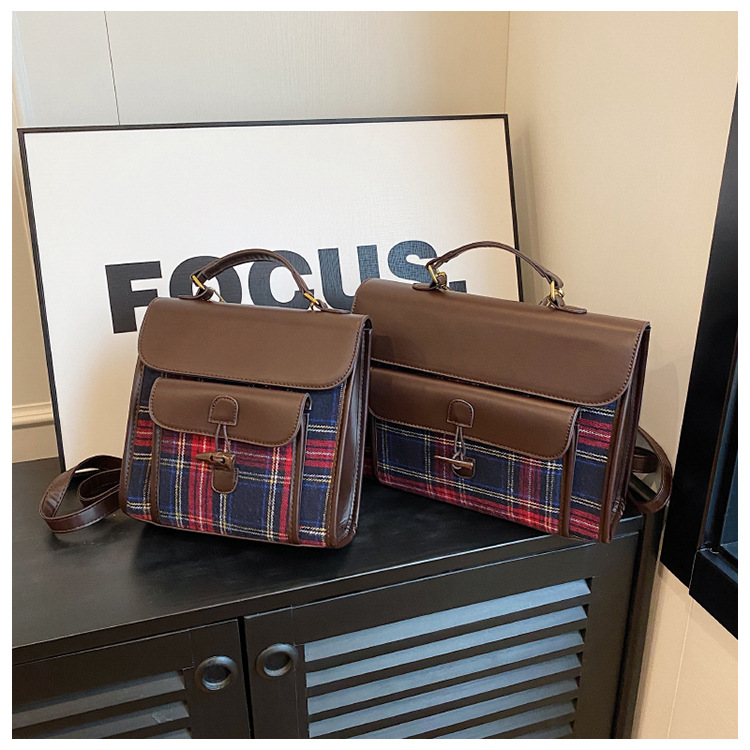 Naiste ruuduline crossbody seljakott sügis- ja talvehooajaks_voghion.com