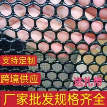 厂家批发黑色塑料网阳台防护隔离防猫防坠养殖网养鸡鸭鹅围栏网