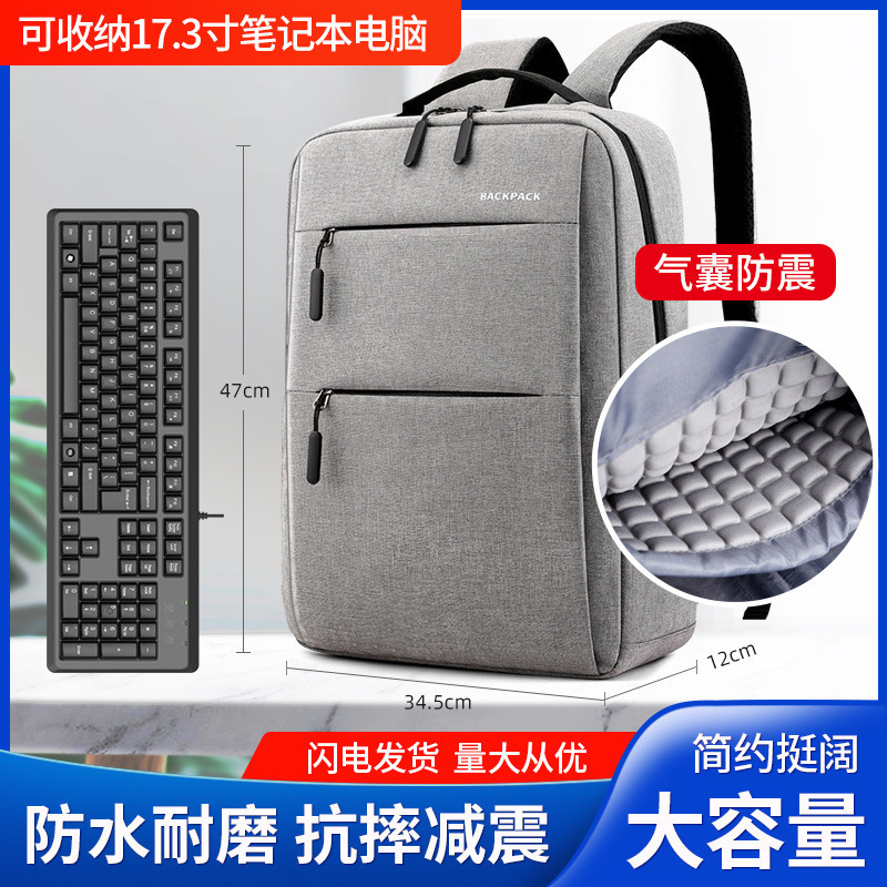 Laptop Bag for Men and Women Shockproof Backpack 15.6 Inch 14 Inch 17.3 Inch 16.1 Gaming Notebook Waterproof Backpack