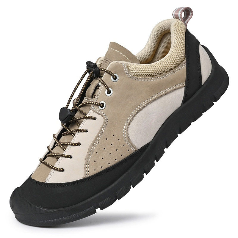 Giày sneaker nữ cổ thấp da lộn mờ phong cách retro đế dày buộc dây — 3679 kaki, 3679 màu hồng, 3679m Trắng và Xanh, 3679m màu trắng và xanh lá cây