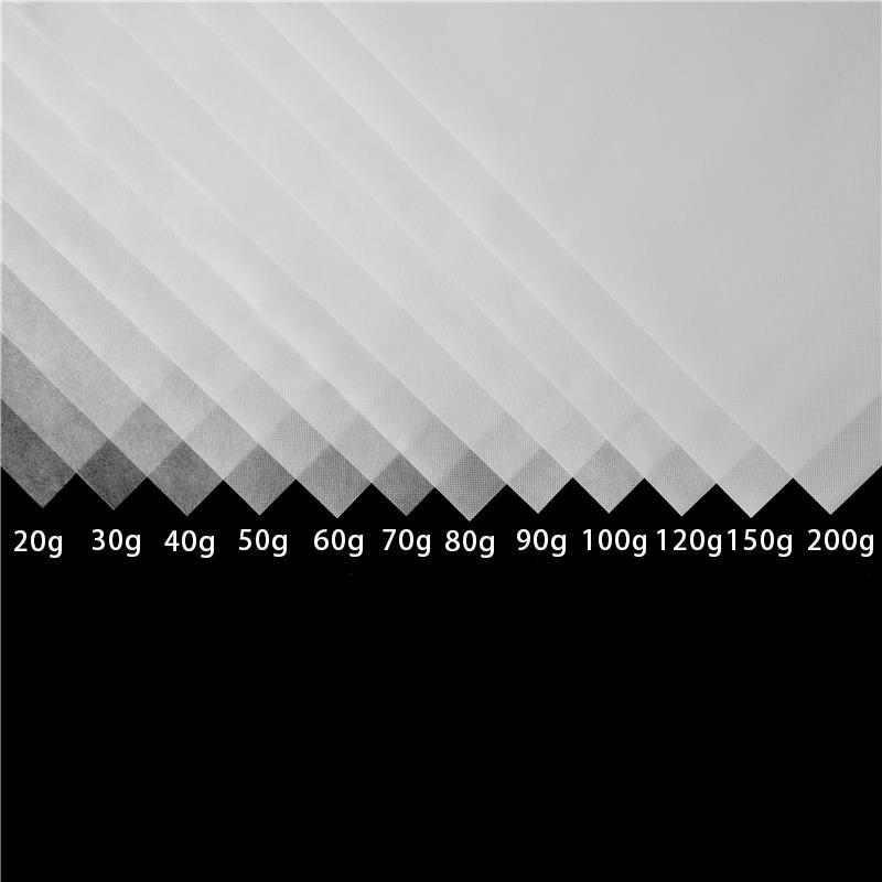 PP无纺箱包收纳袋窗帘包图边条服装内衬 20克不织布环保绿化降解