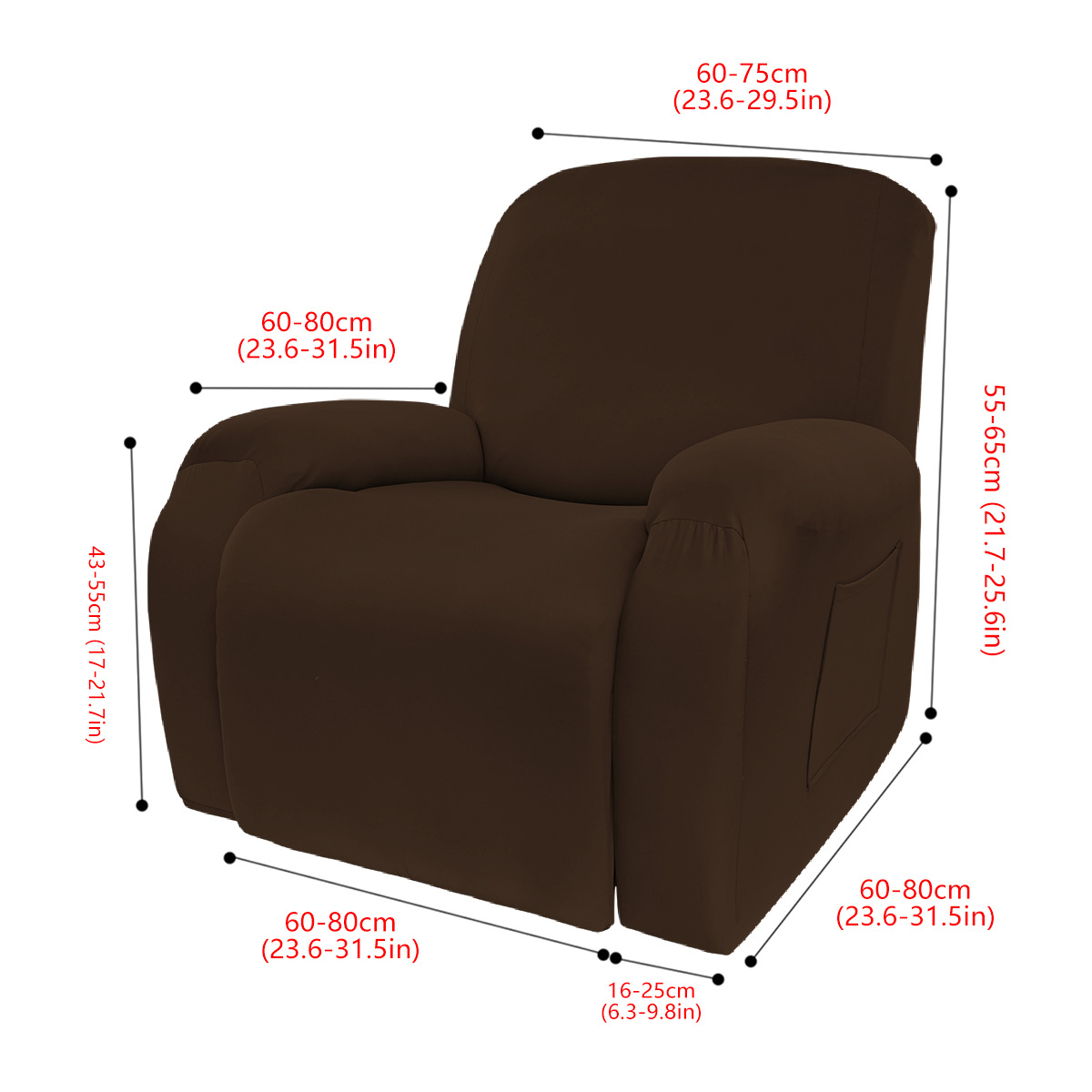 Funda de sofá Chivas impermeable de seda de leche elástica, muy vendida en el extranjero, funda universal para sillón de masaje, dropshipping de TEMU