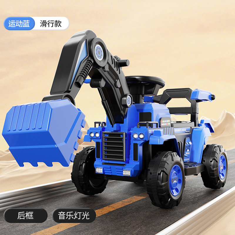 Excavadora para niños, coche de juguete, juguete para personas, niña, niño, excavadora eléctrica de control remoto, vehículo de ingeniería, máquina de gancho image 7