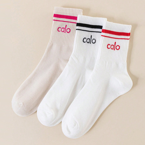 Fashion Sports Socks Knee-High Socks Spring and Summer Style Unisex Long Socks Wearable Versatile Breathable Yoga Socks Wholesale