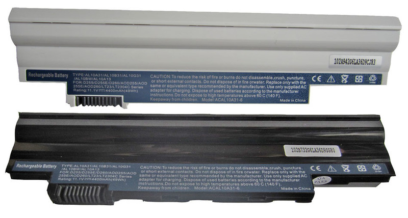 Suitable for Aspire One D255 D260 D257 D270 Al10A31 Al10B31 Notebook Battery