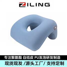 爆款PU海绵双硬度辅助中小学生午休睡眠 办公室市白领午休趴睡枕
